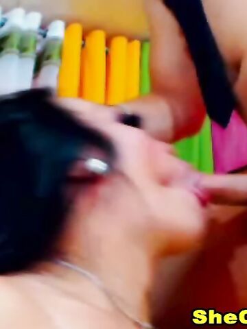 Beautiful Shemale Playing with his Guy