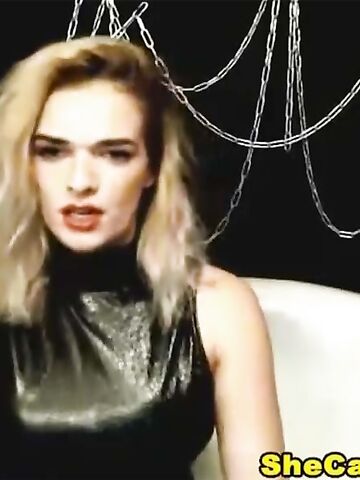 HOT Huge Tits Shemale shows her big Melons