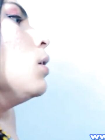 Shemale sucking and licking big cock live