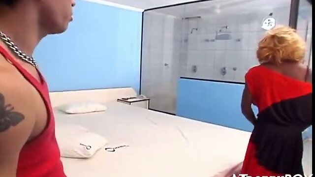 Crossdresser with huge cock