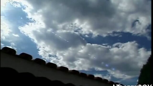 He sucks tranny cock outdoors