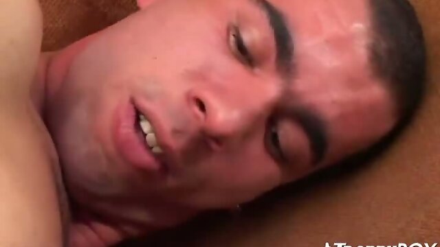 Latina shemale takes him hard