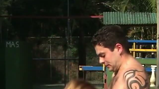 Passionate shemale anal outdoors