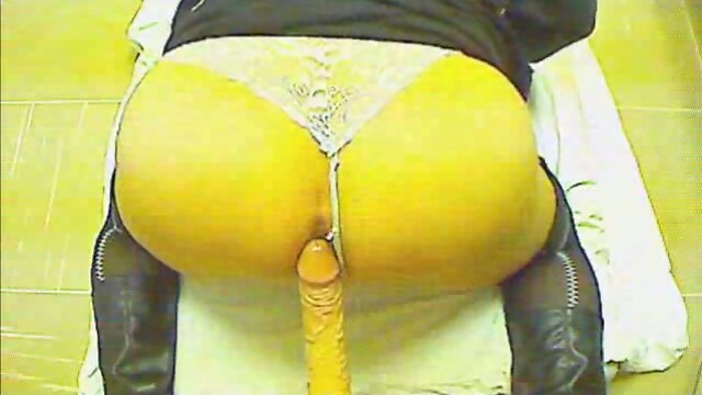 Amateur tgirl dildo fucking