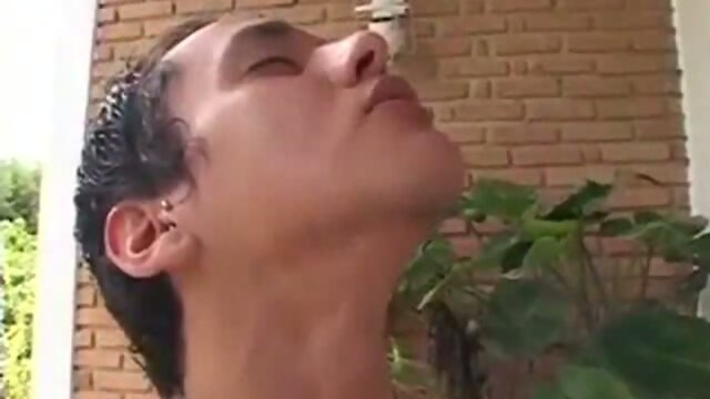 Brazilian in boots anal outdoors