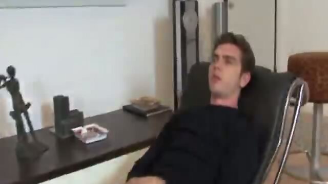 Busty shemale nurse takes him