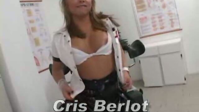 Shemale nurse does a striptease