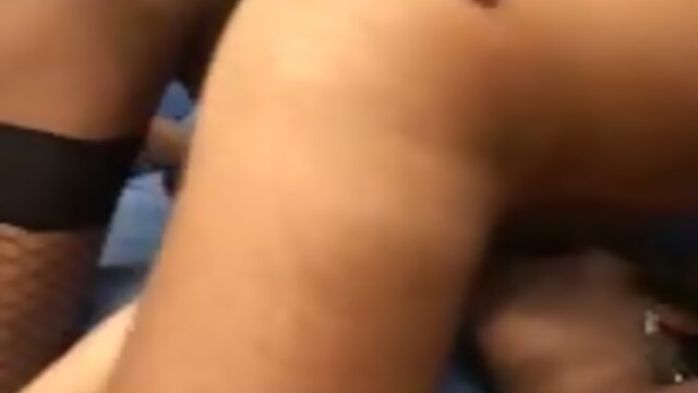 Guy fucked as he fingers girl