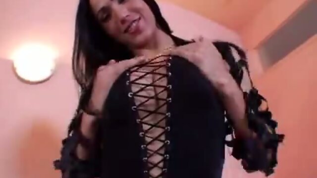 Stockings shemale has a boner