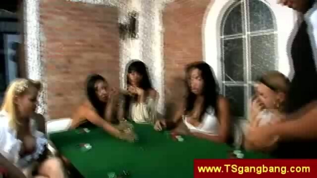 Card game with hot trannies
