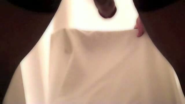 Erotic sissy cock cums slowly