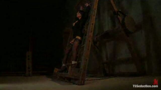 Tied blonde girl shemale sex