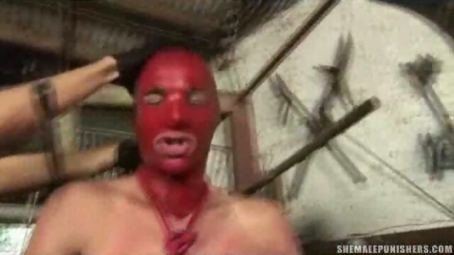 Masked man abused by shemales
