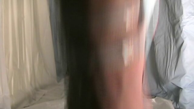 Fanny cd wearing a very short blue dress and high heels