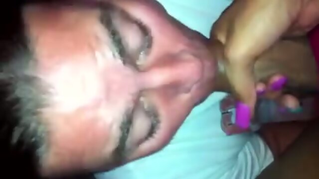 amateur Black tranny gets head