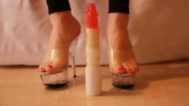 Footjob Bitch Riding Dildo