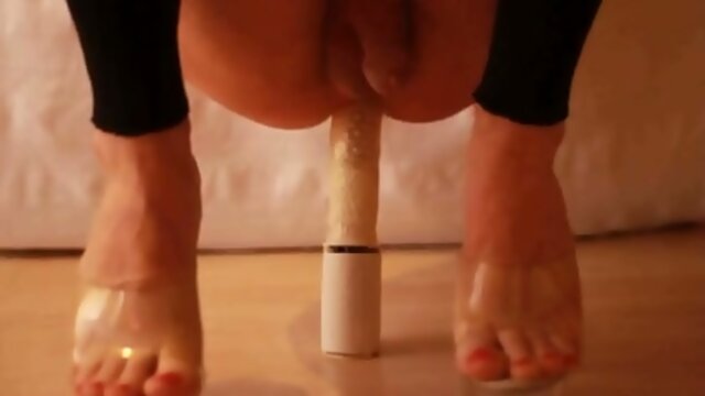 Footjob Bitch Riding Dildo