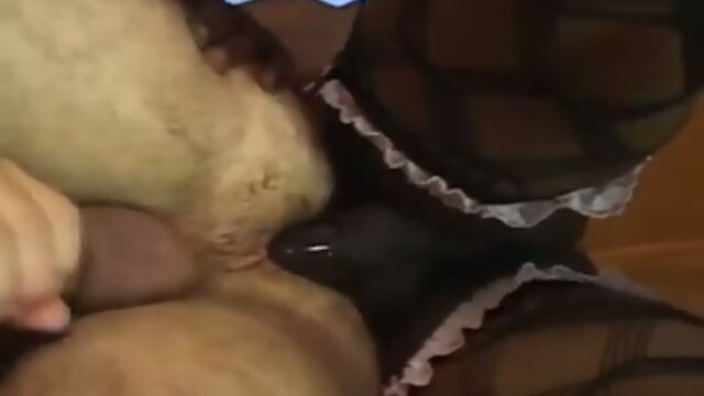 Horny gay dude fucked by ebony shemale