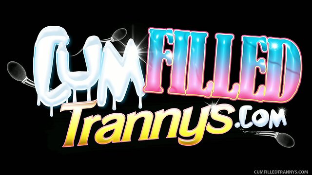 Hot Redhead Tranny Loves Cum