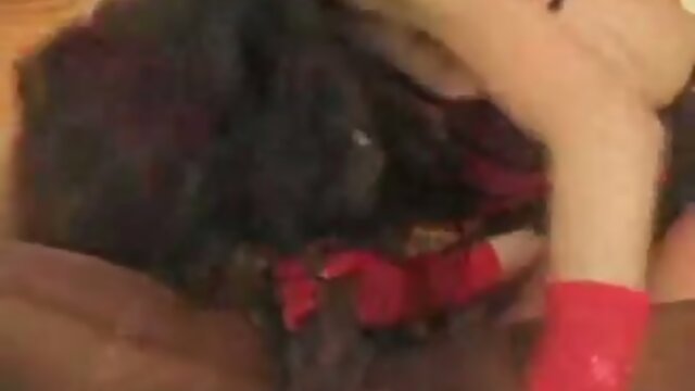 Shemale - Retro girl enjoys super huge cock