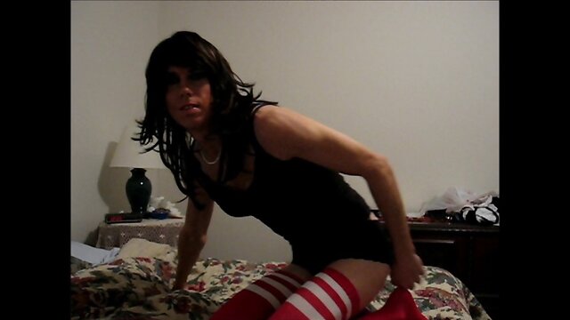 Pink Socks and Butt Plug Cum Play