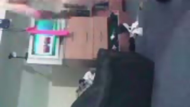 Transvestite caught on video