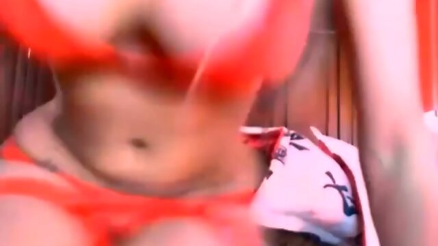 Tranny With Huge Tits Masturbating