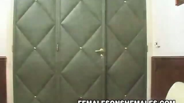 Shemale fucks secretary from behind