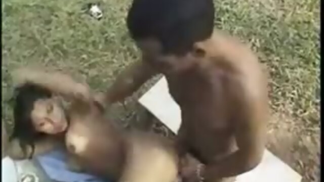 Outdoor fucking his shemale GF