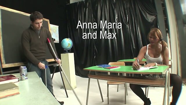 Tranny Art School girl tranny is ass fucked by her tutor