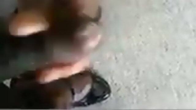 Masturbating and cumming on patent slingback heels