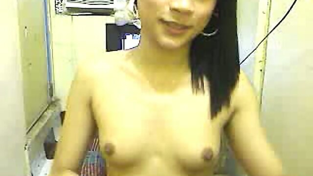 Busty Big Cock Asian Tranny Masturbating