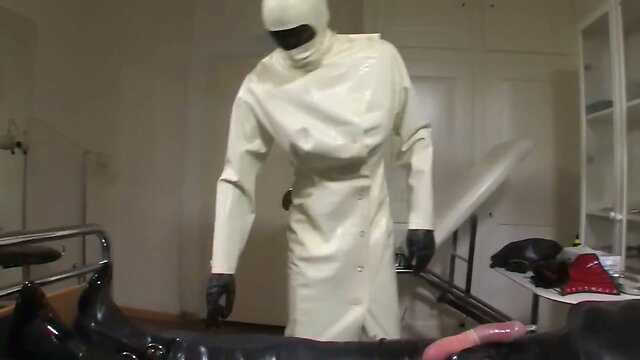 Strict rubber doctor Leila 1 of 4