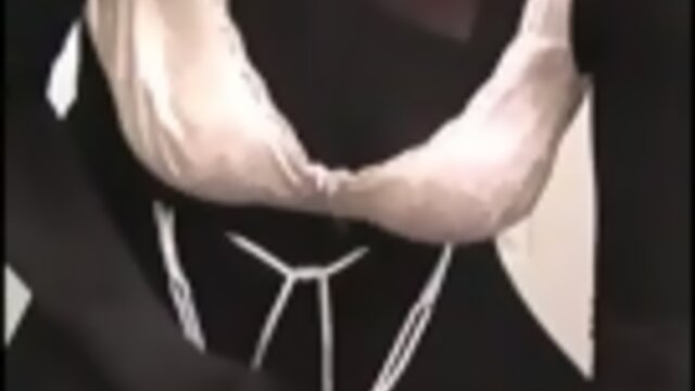 black pantyhose encasement hot pink cock sheath