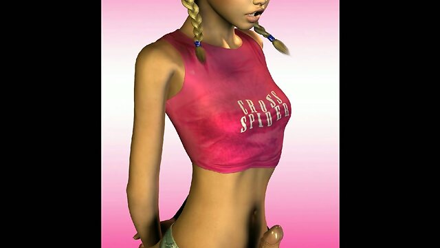 The Mischievous Blonde Teen Toon Dickgirl