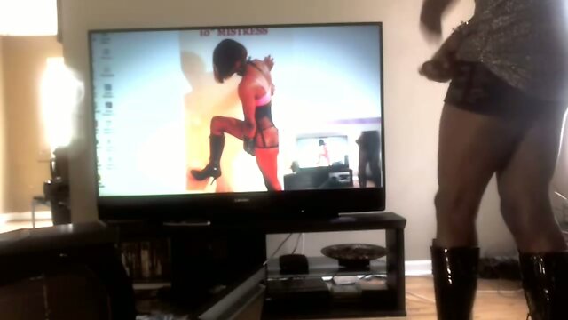 Biggest Ladyboy Cock Solo Masturbation to Huge Cum Finish!