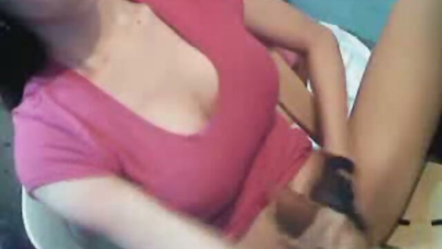 Pretty Shemale Stroking her Cock