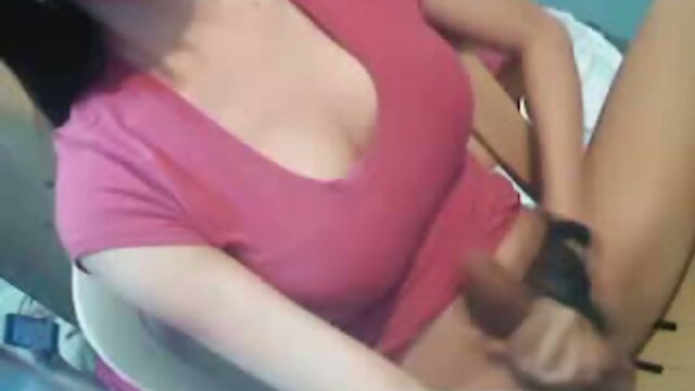 Pretty Shemale Stroking her Cock