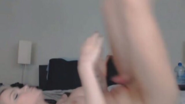 Gorgeous Blonde Tranny Plays with her Toys