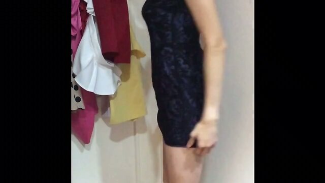 Wearing Sister`s and Girlfriend`s Clothes