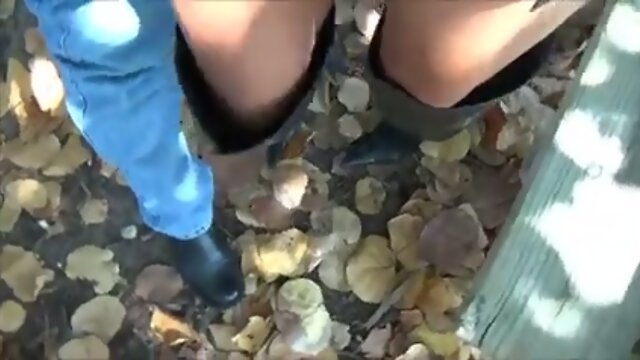 slut bicker chick swallow outside