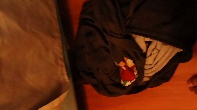 Black tranny sucks and jerks guys dick