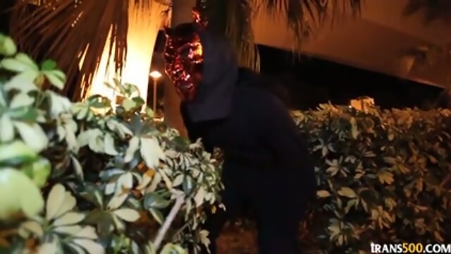 Jessy Dubai takes in some hardcore dick on Halloween