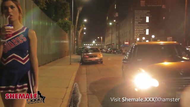 Trans Cheerleader Fucked by Coach!