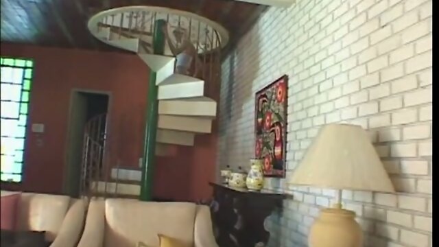 Cute trollop fucks a tranny and a guy before getting creamed