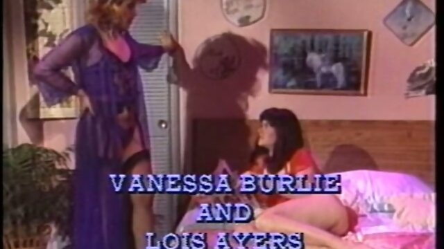 T girl in lace fucks this hot brunette MILF