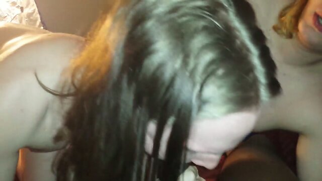 TS Ashley Rose and Isabella Paige Cum Swap