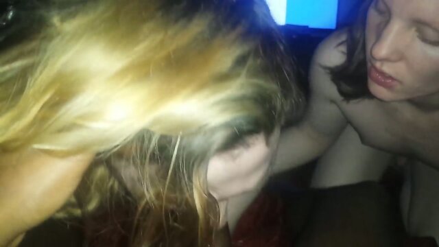 TS Ashley Rose and Isabella Paige Double BJ