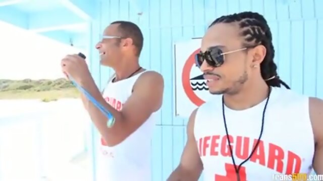 Marvelous Asian shemale takes two big cocks