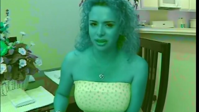 Sexy blonde shemale strokes her cock, cums while giving head